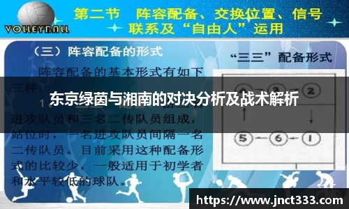 东京绿茵与湘南的对决分析及战术解析
